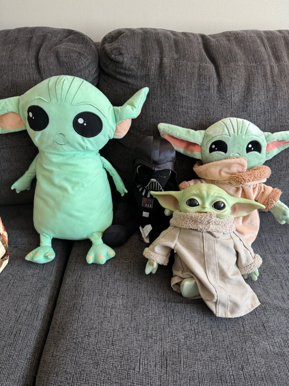 Star Wars Plush Set Bundle of 4 and Darth Vader Set - Picture 3 of 4